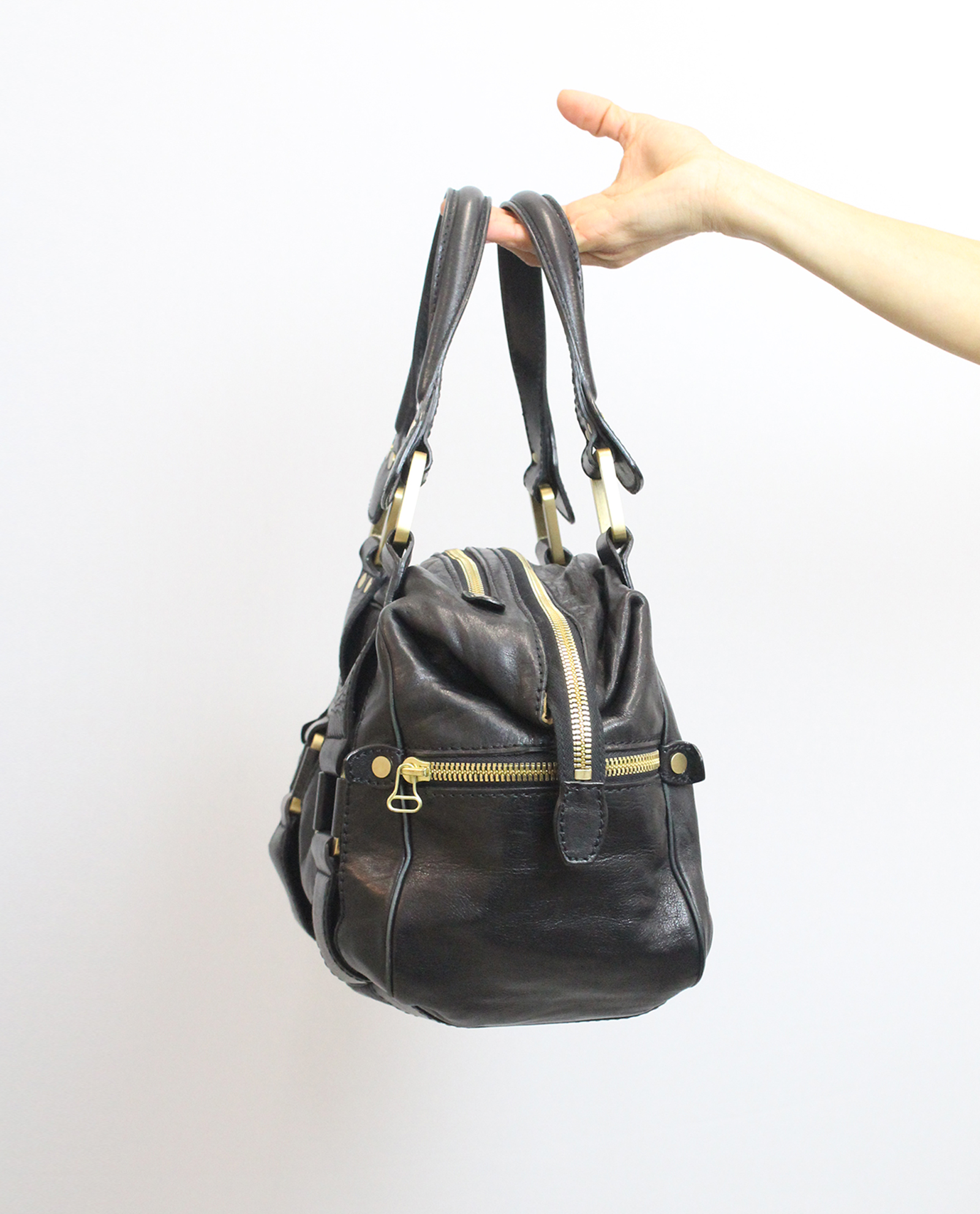 Mahala, 285&euro;, Negro, Cuero - Ante, Vista lateral